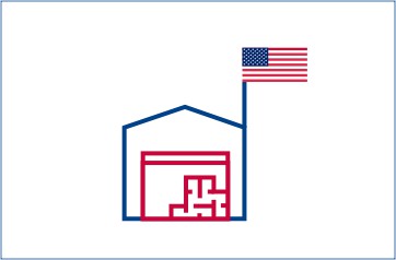Adresa u Americi ilustracija
